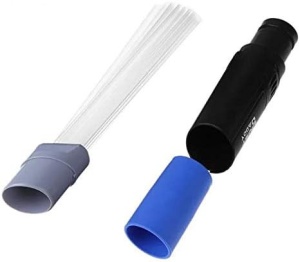 Perie de praf pentru aspirator MisHome, plastic, negru/albastru, 250 mm - Img 3