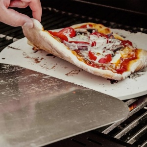 Piatra de pizza rotunda Navaris, 30,5 cm, din cordierite, rezistenta pana la 800°C, Resigilat, Grad A - Img 3