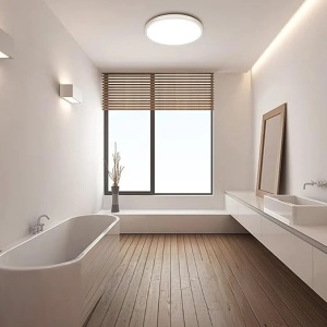 Plafoniera Semlos 18W, 1600 Lm, alb natural, 4000K, plastic, 23 x 2.4 cm - Img 3