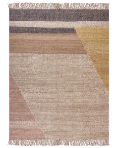 Produs Resigilat Covor Re-Bloom Samlar, iuta, tesut manual, 160x230x1 cm, model geometric, multicolor - Verificat A