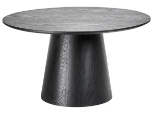 Produs Resigilat Masuta de cafea Re-Bloom Wando, MDF/furnir frasin, 80x80x47 cm, picioare 45 cm, negru - Verificat A