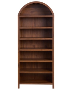 Produs Resigilat Pantofar Re-Bloom Lambina, MDF, 75x35x180 cm, rafturi reglabile, picioare 9 cm, maro inchis - Verificat A - Img 4