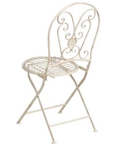 Produs Resigilat Set 2 scaune gradina pliabile Re-Bloom Coggia, metal, 40x47x95 cm, bej deschis - Verificat A - Img 6