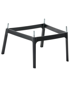 Produs Resigilat Set 4 scaune de bar Re-Bloom Seceda, polipropilena, 41x59x116 cm, UV5, rezistente la apa, negru - Verificat A - Img 5