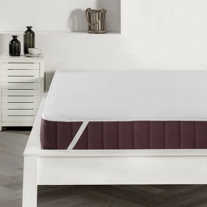 Protectie saltea, 80% poliester/20% bumbac, 140x200 cm, lavabil 40°C, alb - Verificat A · Re-Bloom - Img 3