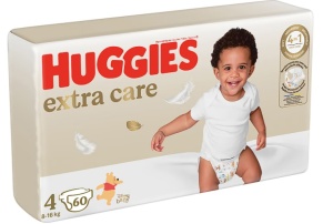 Scutece Huggies Extra care 4, 8-16 kg, 60 buc, Resigilat, Grad A - Img 3