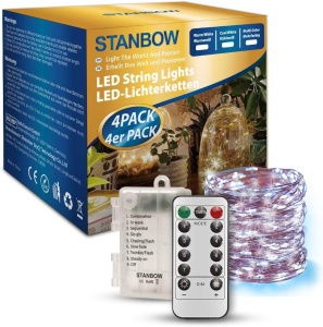 Set de 4 instalatii Stanbow, LED, alb, 5 m - Img 2