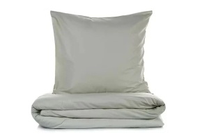 Set husa pilota + 2 fete de perna, bumbac ranforce 100%, 200x200 cm + 2x80x80 cm, verde salvie - Verificat A · Re-Bloom - Img 3
