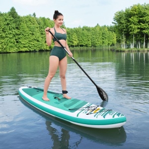 Set placa SUP Hydro-Force HuaKa'i, 305x84x15 cm, padela, pompa manuala, lesa picior, aripioara, kit reparatii, rucsac transport, Resigilat, Grad A - Img 2