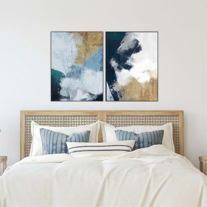 Set tablou decorativ Re-Bloom, 2 piese, MDF, multicolor, 60 x 80 cm - Img 3