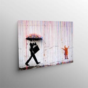 Tablou decorativ canvas 58x55 cm, panza/lemn, multicolor - Verificat A · Re-Bloom