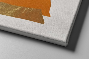 Tablou decorativ canvas pe sasiu de lemn, 50x70 cm, design modern, multicolor - Verificat A · Re-Bloom - Img 5