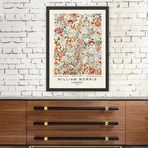 Tablou decorativ Re-Bloom, model floral, lemn, multicolor, 35 x 45 cm - Img 2