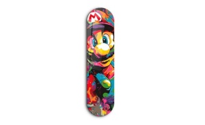 Tablou decorativ Re-Bloom, model Mario, sticla temperata, multicolor, 20 x 80 cm