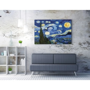 Tablou decorativ Re-Bloom, panza/lemn, multicolor, 50 x 70 cm - Img 3