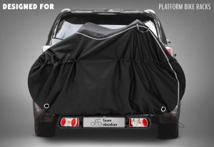 TeamObsidian husa bicicleta, ripstop impermeabil invelis PU, snururi strangere + catarame + plasa incarcare, pentru toate tipurile de biciclete - Verificat A · Re-Bloom - Img 2
