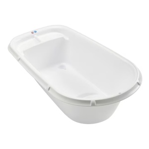 Thermobaby Lily cadita simpla pentru bebelusi 85x47x27 cm, dop evacuare apa, fabricata in Franta, 0 luni+, alb - Verificat B · Re-Bloom