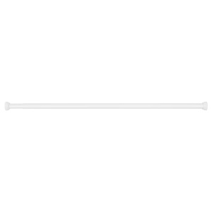 Touws bara extensibila perdea de dus 70-115 cm, aluminiu vopsit, capace cauciuc antiderapante, alba - Verificat A · Re-Bloom