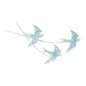 Wallxpert decor de perete metal pictat manual, 70x42 cm, grosime 1.5mm, albastru - Verificat A · Re-Bloom