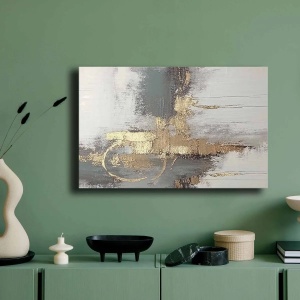 Wallxpert tablou decorativ canvas, 45x70 cm, panza 100% grosime 2.8mm, rama lemn pin 100%, multicolor - Verificat A · Re-Bloom - Img 3