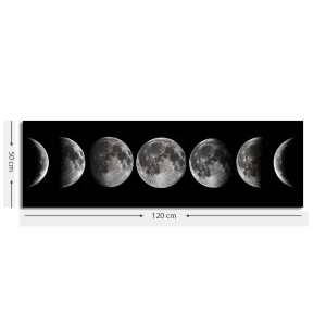 Wallxpert tablou decorativ canvas, 50x120 cm, panza 100%, cadru lemn 100% grosime 3 cm, format panoramic, multicolor - Verificat A · Re-Bloom - Img 3