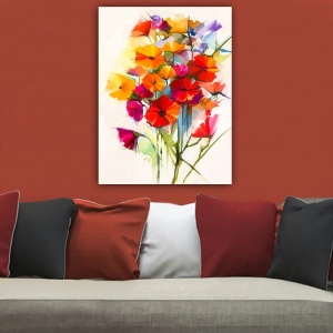 Wallxpert tablou decorativ canvas, 70x100 cm, panza 100%, cadru lemn 100% grosime 3 cm, multicolor - Verificat A · Re-Bloom - Img 2