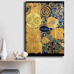 Wallxpert tablou decorativ canvas, 70x100 cm, panza 100% grosime 2.8mm, rama lemn pin 100%, multicolor - Verificat A · Re-Bloom - Img 3