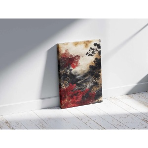 Wallxpert tablou decorativ canvas, 70x100 cm, panza 100% grosime 3mm, rama lemn pin 100%, multicolor - Verificat A · Re-Bloom - Img 2