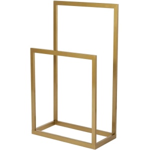 Woody Fashion suport prosoape, metal 100%, 25x60x90 cm, auriu - Verificat A · Re-Bloom