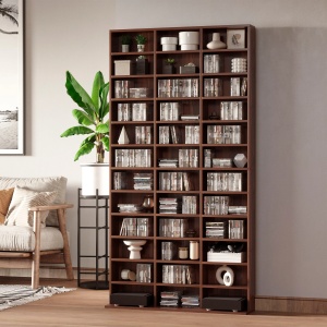 Biblioteca Re-Bloom, PAL, 195x102x23.5 cm, compartiment 31.5x14.5x14.5 cm, 50 kg, maro - Verificat A · Re-Bloom - Img 3