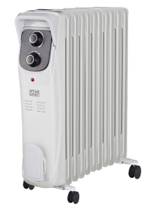 Calorifer electric cu ulei Star-Light YOH11G, 2500 W, 11 elementi 145 x 582 mm, 5 canale ulei, 3 trepte de putere, Termostat reglabil, Indicator luminos, Gri, Resigilat, Grad A