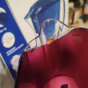Cana filtranta Aquaphor Amethyst cu 3 filtre, rosu, Resigilat, Grad B - Img 2