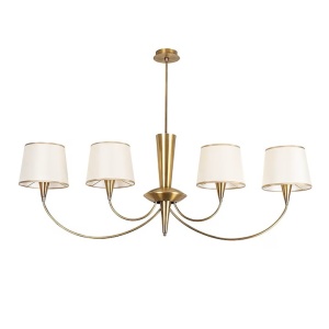 Candelabru Glam Antic Re-Bloom, Corp Metalic, 118 x 20 cm, inaltime: 83 cm | 4 x E27 Max 40W, Resigilat, Grad A - Img 2