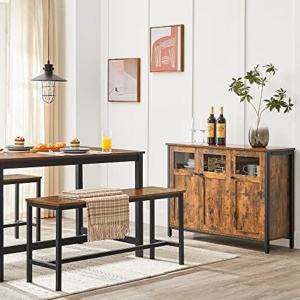 Consola living, Vasagle, Maro Rustic, LSC099B01,100 x 35 x 75 cm, Resigilat, Grad A - Img 2