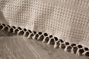 Cuvertura de pat, bumbac 100%, 220x240 cm, bej - Verificat A · Re-Bloom - Img 3