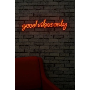 Decor de perete Re-Bloom, LED, PVC, alb/rosu, 76 x 19 x 2 cm - Img 4