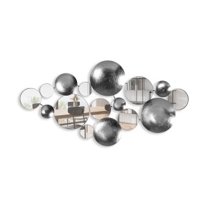Decor de perete Re-Bloom, metal, multicolor, 116 x 60 x 4 cm - Img 1