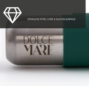 Dolce Mare sucitor silicon/otel inoxidabil, 35x4 cm, antiaderent, fara BPA, miez otel echilibrat, pentru bucatarie/cofetarie - Verificat A · Re-Bloom - Img 3
