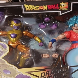 Dragon Ball Super Dragon Stars set 2 figurine Golden Frieza vs Super Saiyan Blue Goku, 17 cm, plastic, accesorii incluse, 4 ani+, multicolor - Verificat A · Re-Bloom - Img 3