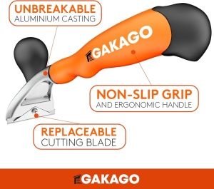 Gakago Power Scraper Triunghiular - Razuitor Profesional cu Lama din Carbura de Tungsten - Img 2