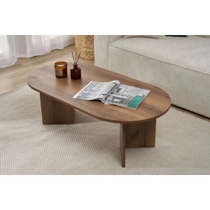 Hanah Home masuta de cafea, PAL melaminat, 119x60x40cm, Nuc - Verificat A · Re-Bloom - Img 6