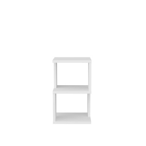 Hanah Home noptiera, PAL melaminat 18mm, 29.6x29.6x49.4 cm, alb - Verificat A · Re-Bloom