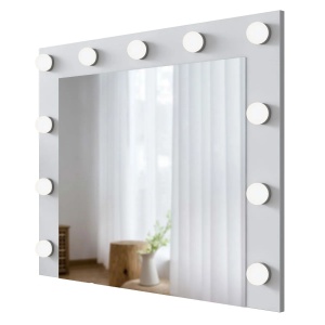 Hanah Home oglinda decorativa, PAL melaminat E1, 90x71.8x15 cm, grosime 18mm, alb - Verificat A · Re-Bloom - Img 6