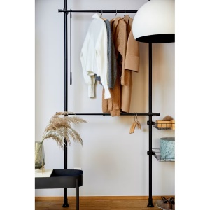 Hercules Basic stand telescopic haine 75-120x165-300 cm, otel acoperit cu pulbere, reglabil, negru - Verificat A · Re-Bloom - Img 5
