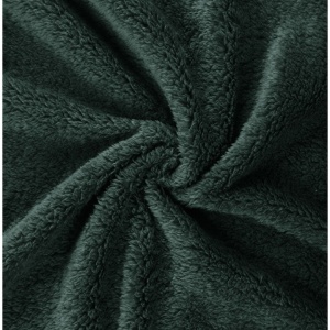 Patura catifelata teddy fleece, 150x200 cm, 100% poliester, 210gsm, Menta, Resigilat, Grad A - Img 3