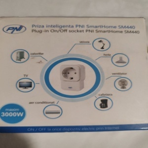 Priza inteligenta PNI SmartHome SM440 ON / OFF la orice dispozitiv electric prin internet, Resigilat, Grad A - Img 2