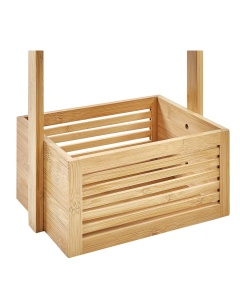 Produs Resigilat Etajera Re-Bloom Waverly, bambus, 27x20x80 cm, 3 rafturi, 3 kg/raft, natur - Verificat A - Img 5