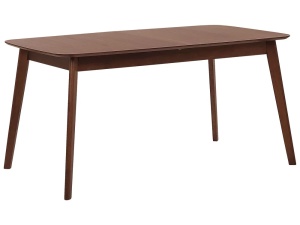 Produs Resigilat Masa extensibila Re-Bloom Madox, MDF/lemn cauciuc, 120-150x75x75 cm, 6 persoane, 30 kg, nuc inchis - Verificat A - Img 6