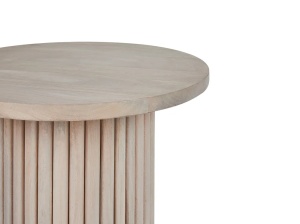 Produs Resigilat Masuta de cafea rotunda Re-Bloom Lemont, lemn de mango, diametru 50 cm, inaltime 40 cm, natur deschis - Verificat A - Img 4
