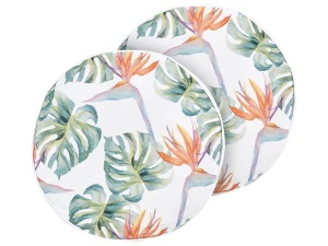 Produs Resigilat Set 2 perne de exterior Re-Bloom Torrazzo, poliester, 40x40x10 cm, UV5, rezistente la apa, multicolor - Verificat A